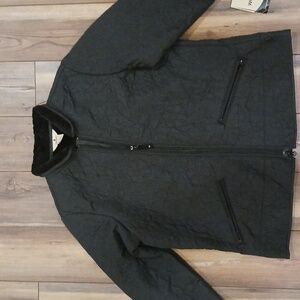 Woolrich Womens Charcoal Quilted Jacket